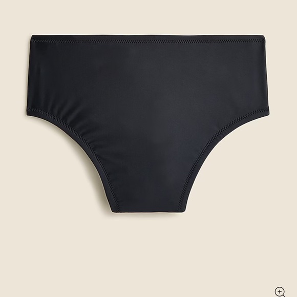 J. Crew Women's Classic Black Bikini Bottom - Picture 5 of 8